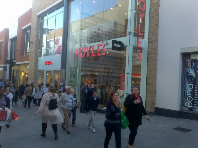 Foyle's new book store in Chelmsford, Bond Street